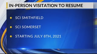 In-person visitations to resume at two area state prisons