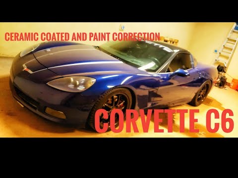 Corvette C6 paint correction, decon, and ceramic coating