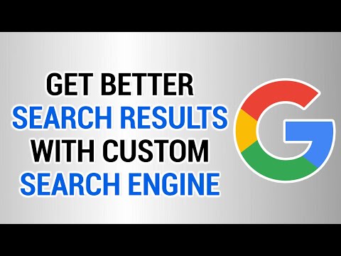 A Custom Search Engine That Improves Google Search Results