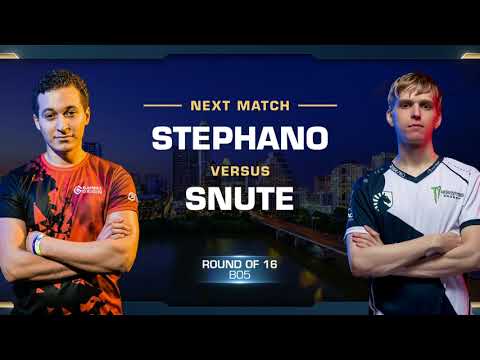 Stephano vs Snute ZvZ - Round of 16 - WCS Austin 2018 - StarCraft II