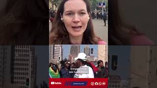 A large crowd of South Africans gathered in an anti-immigration march on June 30 in the port city