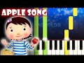 Apple Song Little Baby Bum Piano Tutorial Karaoke