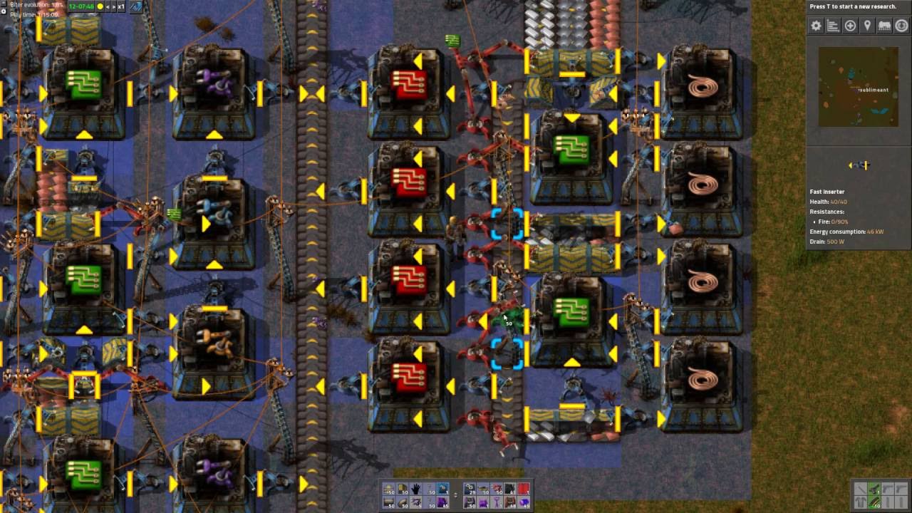 Factorio Compact Layout Tutorial