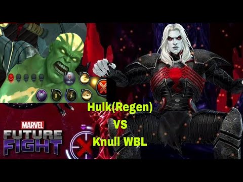 World Breaker Hulk uniform with regen VS Knull World Boss Legend Stage 19 🧟‍♂️