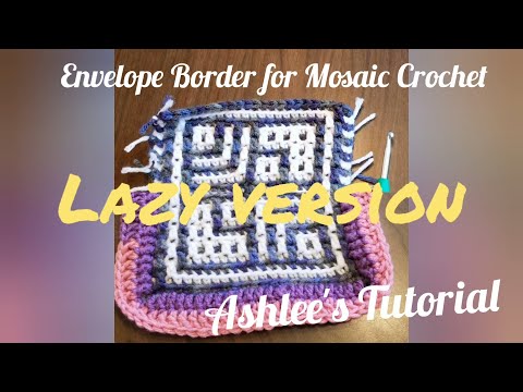 , title : 'Envelope Border for Mosaic Crochet, Ashlee's lazy way'