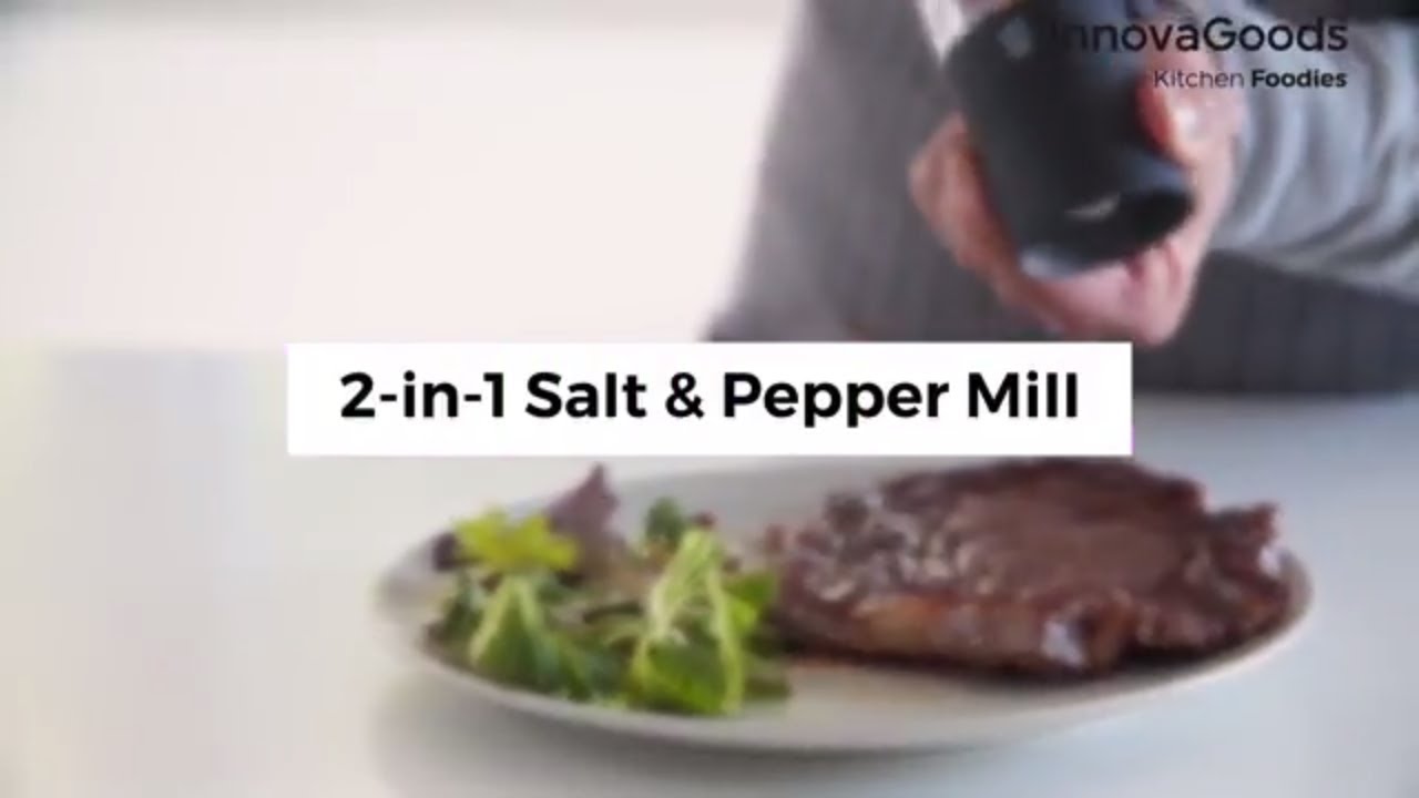 InnovaGoods 2IN1 Druskos ir pipirų malūnėlis