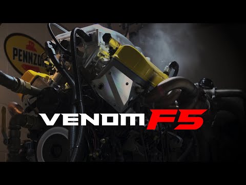 1817 HP Venom F5 Engine Named "FURY" Dyno Testing