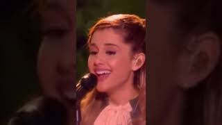 Ariana Grande “love is everything, and last Christmas” at the Rockefeller Center in NewYork.