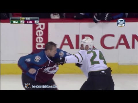 Eric Nystrom vs Jan Hejda Mar 20, 2013