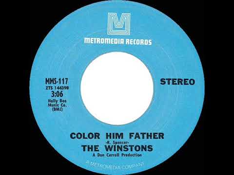 1969 HITS ARCHIVE: Color Him Father - Winstons (stereo 45)