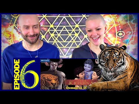 Little Lord Krishna REACTION | Episode 6 DEMON in DISGUISE | Little Krishna Cartoon English Full
