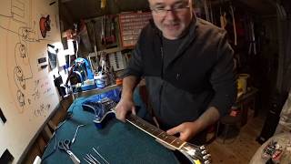 Video thumbnail for Washburn A15V re-fret and set up by Sam Deeks