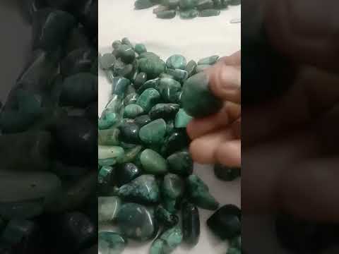 Natural Emerald Tumble Gemstone