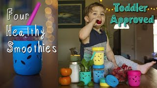 4 Smoothie Recipes for Toddlers and Kids 🍓🥬