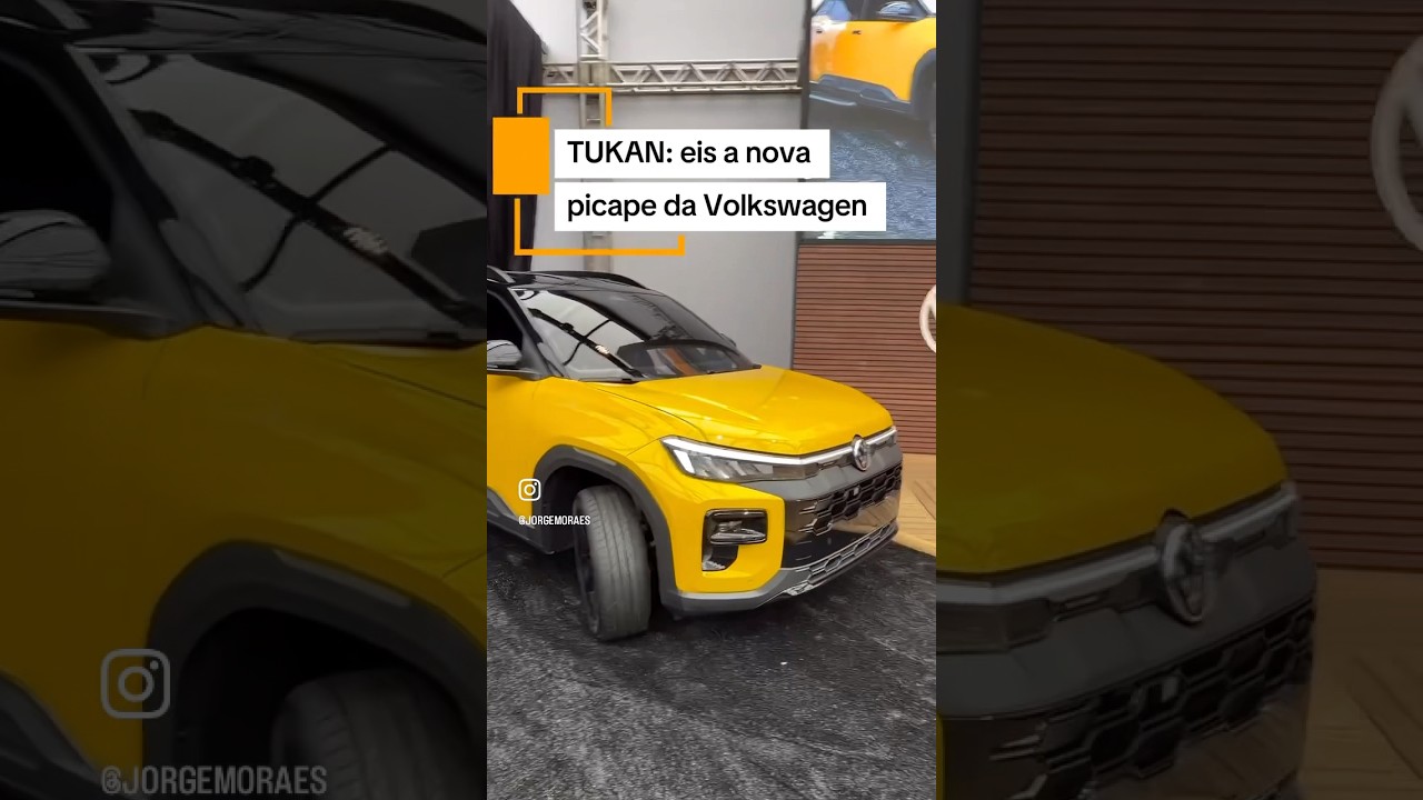 TUKAN: eis a Volks picape que tá desse jeito. Chega no começo do ano que vem.