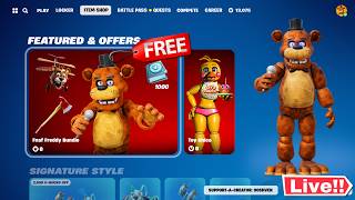 🔴*NEW* FREE SKIN in Fortnite! ITEM SHOP TODAY! (Chapter 7 LIVE)