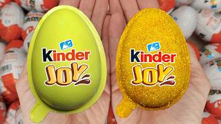 Satisfying Video | Unpacking Yummy Kinder Joy & Kinder Surprise Chocolate Eggs ASMR Candy Opening