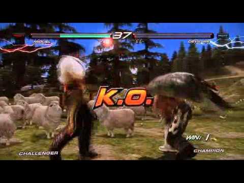 Tekken 6 Miguel vs Devil Jin Gameplay