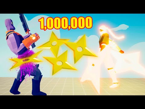 SUPER NINJA 1000000 DAMAGE vs EVERY UNIT | TABS Totally Accurate Battle Simulator