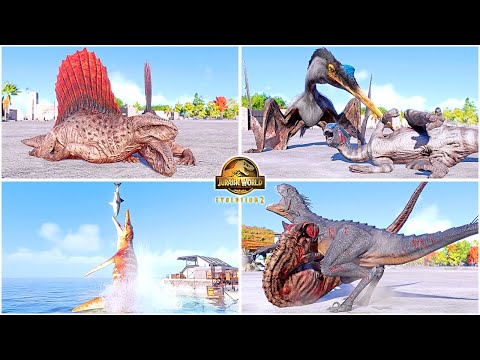 Some of The Most Favorite Dinosaur & Reptiles Animations Part 2 🦖 Jurassic World Evolution 2 - JWE