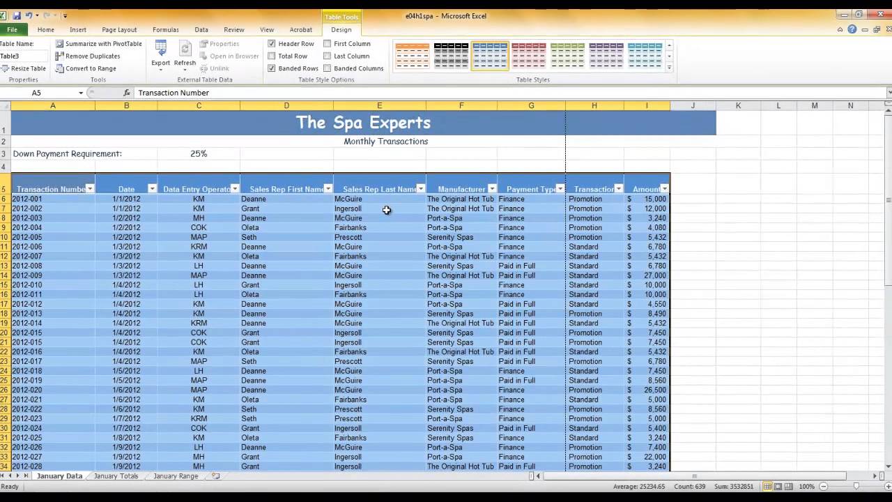 Unit 11 - Excel 2010 - Chapter 4