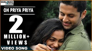 Ishq Movie || Oh Priya Priya Video Song || Nitin &amp; Nithya Menon