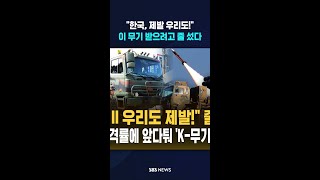 한국, 제발 우리도! 이 무기 받으려고 줄 섰다 #shorts