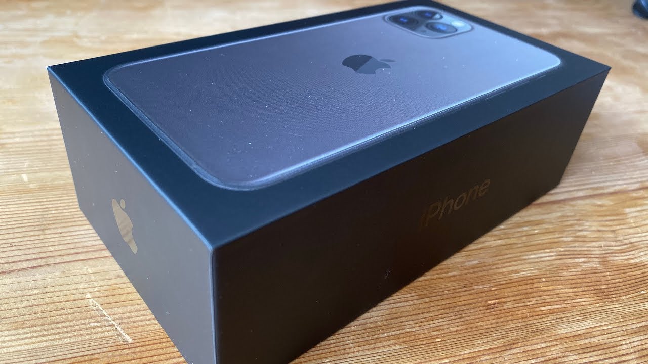 Apple iPhone 11 Pro 512 GB Space Gray unboxing and instructions