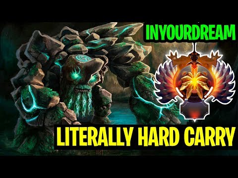 LITERALLY HARD CARRY - Inyourdream Tiny - Dota 2