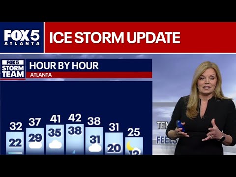Ice storm warning continues across metro Atlanta | FOX 5 News