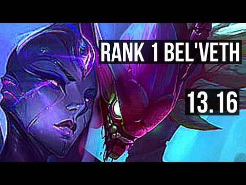 BEL'VETH vs KHA (JNG) | Rank 1 Bel'Veth, 77% winrate, 12/2/14, Rank 8 | NA Challenger | 13.16