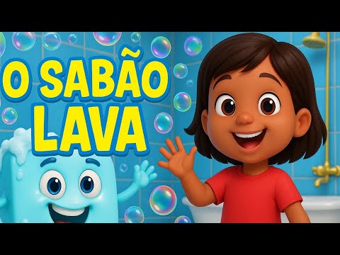 O Sabão | Música Cristã Infantil para Cantar e Aprender | Reininho Oficial