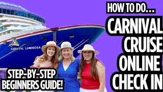 Carnival Cruises Beginnerās Guide - How to check in online