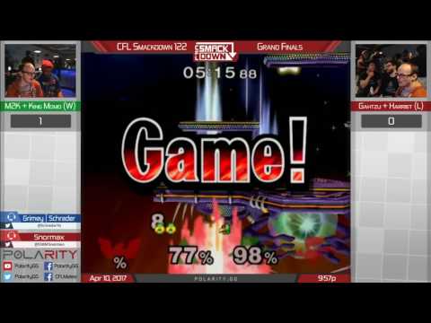 CFL Smackdown 122 Melee - M2k + King Momo vs Gahtzu + Harriet - Doubles Grand Finals
