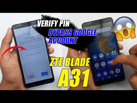 How To Reset ZTE Blade A31 Verify Pin - Bypass Google Account Verification PIN Unlock