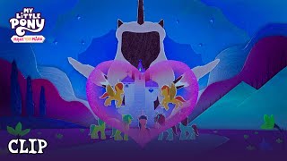 Download lagu The Story of the Guardians of Harmony (The Traditional Unicorn Sleep-Over) | MLP: Make Your Mark mp3