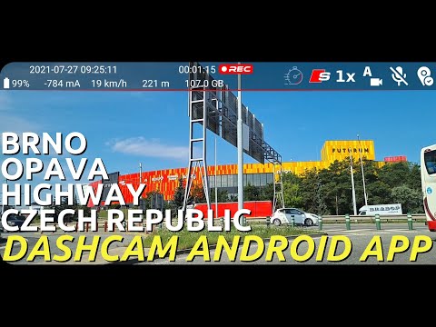 Brno - Opava Highway - Czech Republic - Slezsko | Road Drive with Dash Cam | 1080p | 🔇