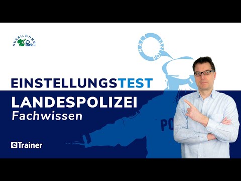 🔹 Einstellungstest - Fachwissen Landespolizei –Typische Prüfungsfragen (2026) #einstellungstest