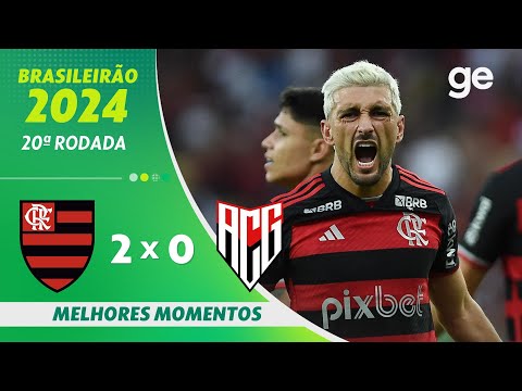 Gols e lances de Flamengo x Atlético-GO