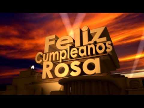 feliz cumpleaños Rosa