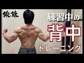 【リアル筋力】調整期間最後の背中トレ