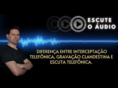 INTERCEPTAÇÃO TELEFÔNICA, GRAVAÇÃO CLANDESTINA E ESCUTA TELEFÔNICA
