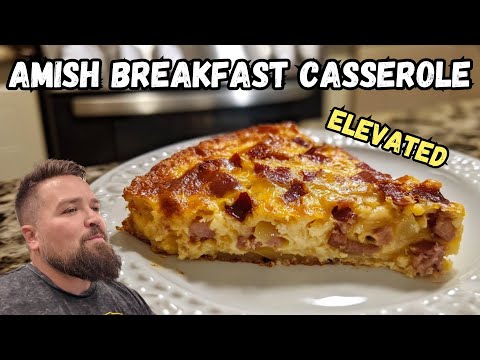 Easy Amish Breakfast Casserole Recipe! Simple Meal planning Breakfast