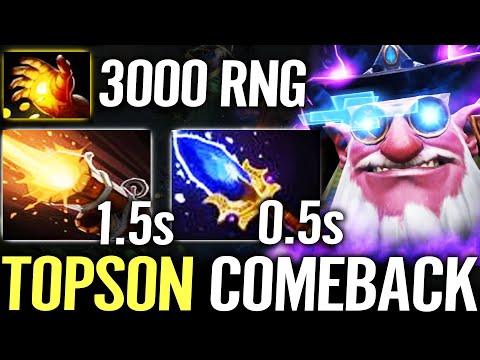 🔥 TOPSON Sniper MID 0/3/0 Comeback — Midas 1st Item + Aghanim 3000 Range STUN Imba Hero Dota 2 Pro