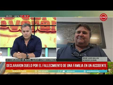 Declararon duelo en Bovril por la tragedia ocurrida en la Ruta 127 - José Luis Gillig 16/03/26