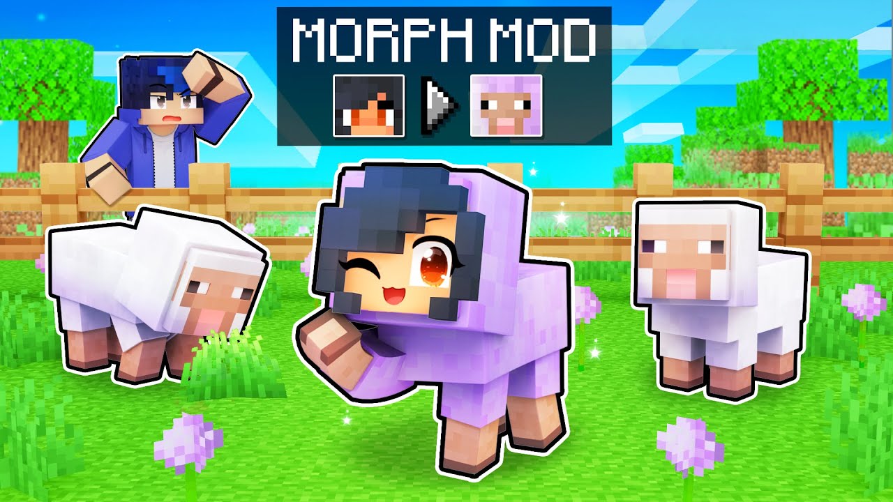 Using MORPH MOD To Cheat In Minecraft Hide N' Seek!