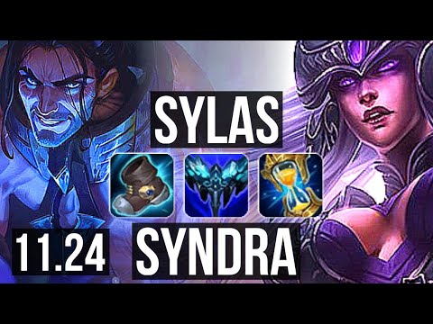 SYLAS vs SYNDRA (MID) (DEFEAT) | Dominating, 13/3/2, Rank 14 Sylas | KR Challenger | 11.24