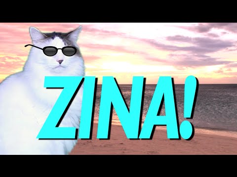 HAPPY BIRTHDAY ZINA! - EPIC CAT Happy Birthday Song