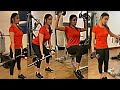 Tamil Serial Actress Riya Vishwanath Hot Gym Workout Video Riya Vishwanath Hot Gym
