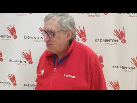 U15 Quad 2019 - Eric Brown (Badminton England board member/tournament referee) interview